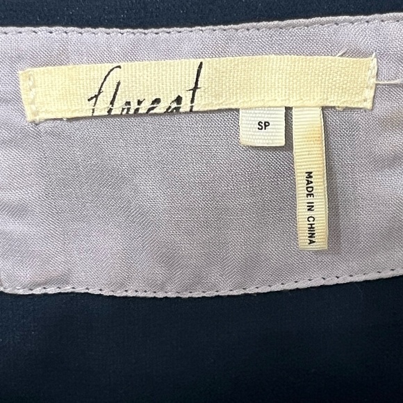 Floreat Blue Velvet Mini Dress - Picture 3 of 4